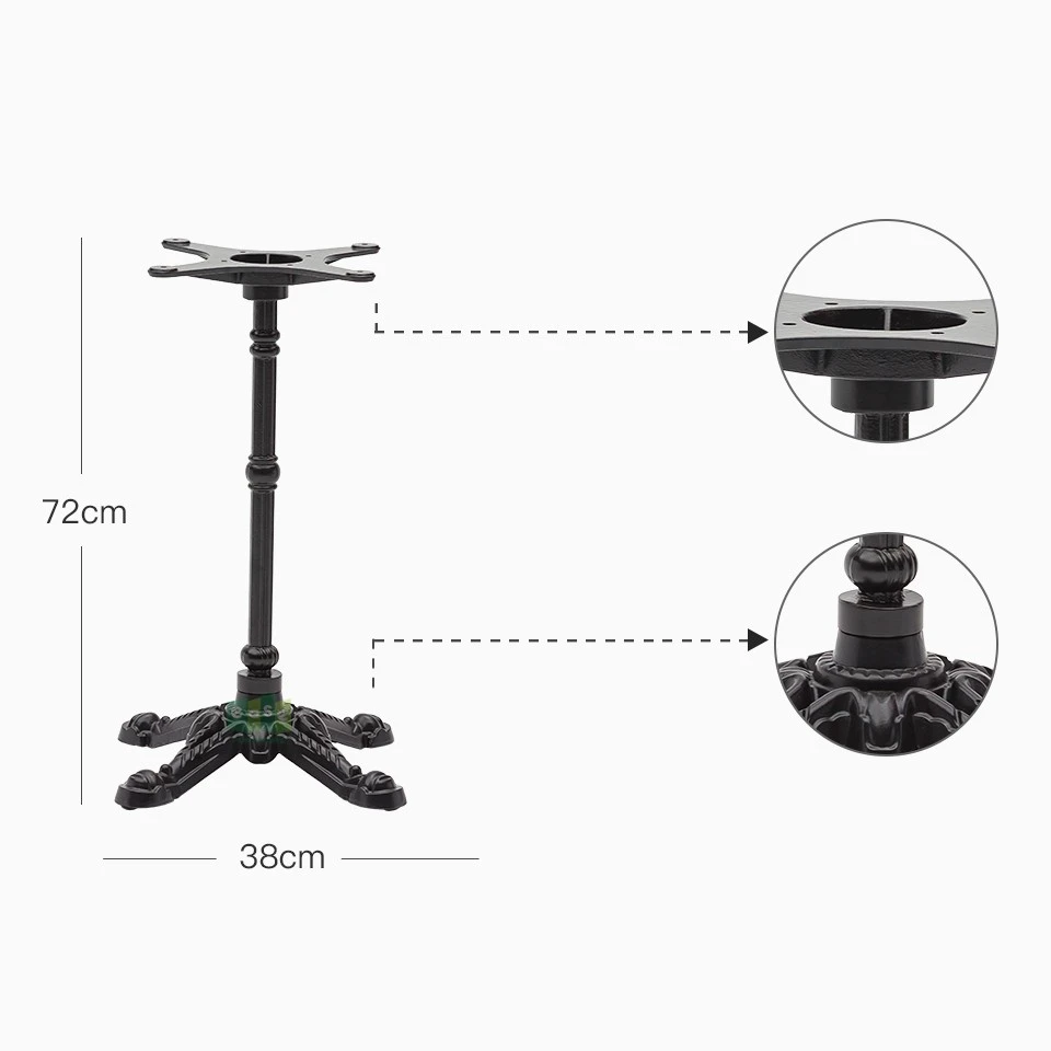 Cast Iron Outdoor Table Bases factory